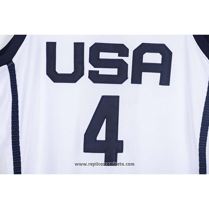 Camiseta USA 2021 Bradley Beal #4 Blanco